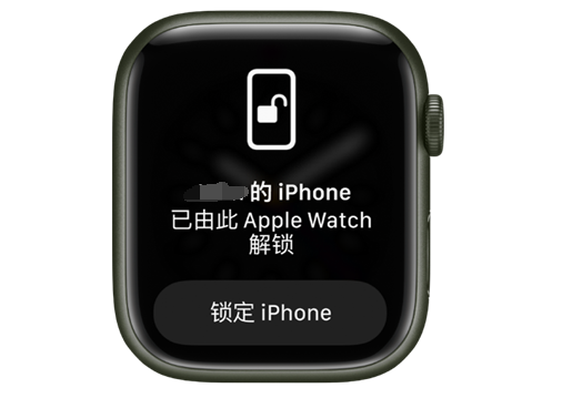 临湘苹果手机维修分享用 AppleWatch 解锁配备面容 ID 的 iPhone方法 