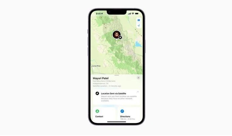 临湘苹果14维修分享iPhone14系列中 FindMy功能通过卫星分享位置方法教程 